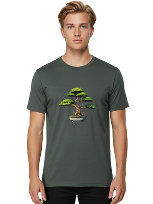 Bonsai-Tree-With-People Mens Graphic Tee, 100% Cotton, Casual Summer Wear |  eBay