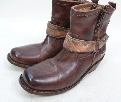 Bed Stu Ankle Boots Cobblers Series Women Size 8.5 Western Goodyear Welt Zipper - Image 1 of 4