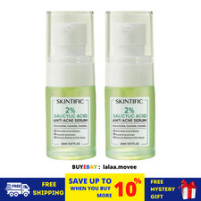2 X 20ml SKINTIFIC 2 Salicylic Acid Anti Acne Serum Pimples Black Spot