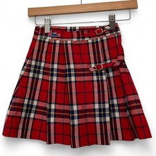 Vintage kids Lacoste x Izod plaid skirt