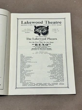 1937 Playbill - John Haggart "Reno The Biggest Little City" Selena Royle