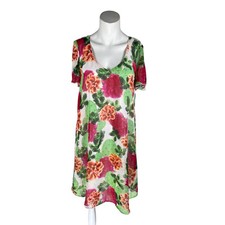 Show Me Your Mumu Stitch Fix Dress Women's Medium Floral Flutter Sleeve 			
