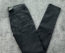 AllSaints Jeans Womens 26 Black High Rise Stilt Super Stretch Skinny Denim