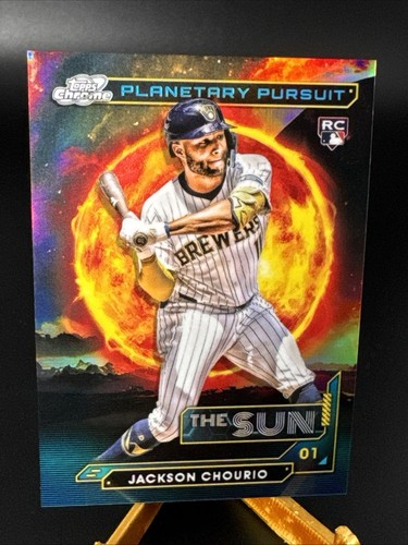 Jackson Chourio #PPS-9 2024 Topps Cosmic Chrome Planetary Pursuit card