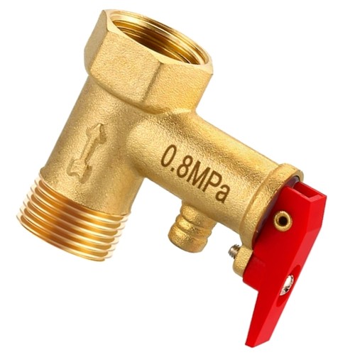 1/2inch Electric Water Boiler Safety Valves Universals Pressure Relief Valves - Afbeelding 3 van 13