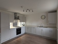 Complete Kitchen Unit with Worktop, Fridge Freezer, Double Cavity Oven, Gas Cook