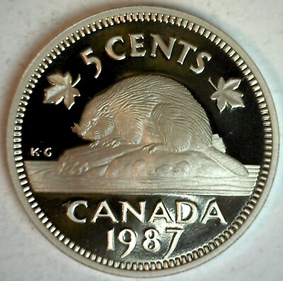 1987 Canada Nickel Coin 5c Canadian Copper Nickel Content
