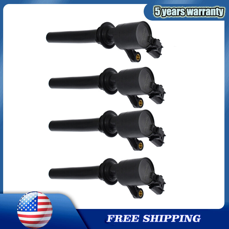 4pcs Ignition Coils 6G33-12A366-CA For Aston Martin Vantage Vanquish DB9 Virage
