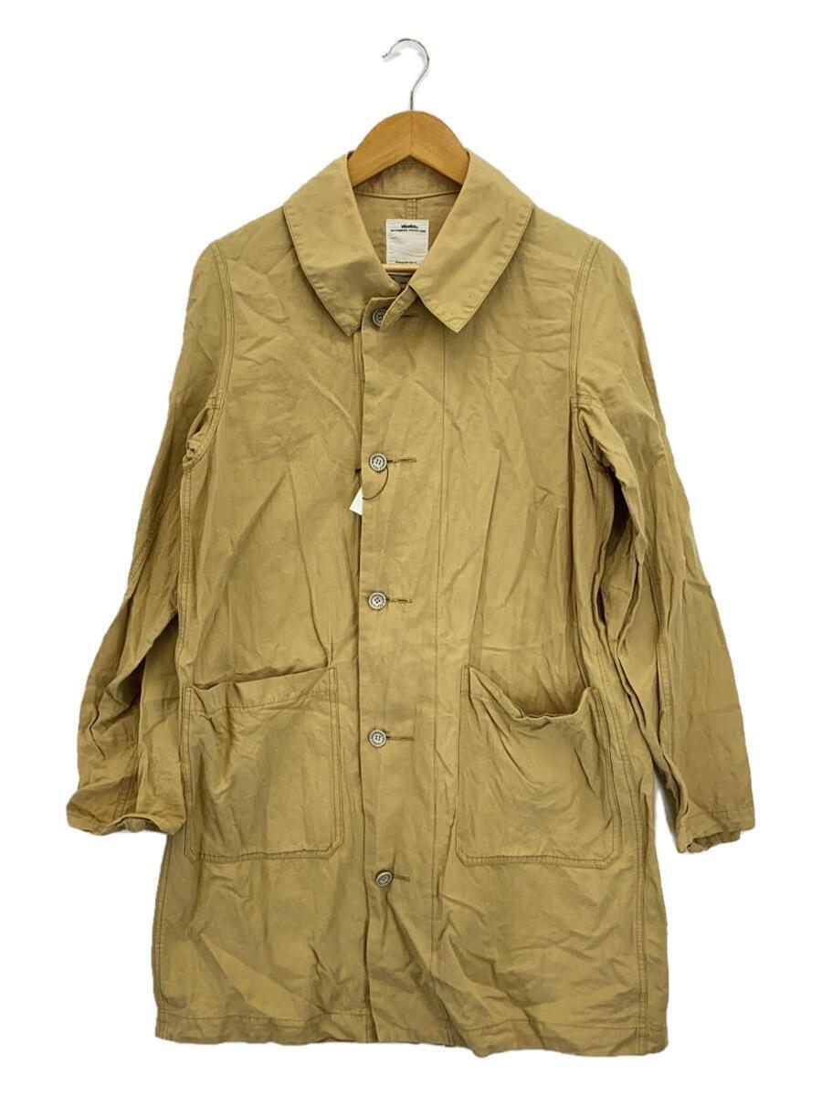 Visvim Grease Monkey Coat 18AW Beige Cotton Collar Visvim Grease Monkey Coat 18AW Beige Cotton Collar
