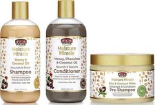 African Pride Moisture Miracle Pre-Shampoo Detangle  Conditioner, shampoo