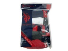 U.s. Polo Assn. Boys 5 Pack Boxer Brief Striped Large