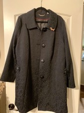 Apt 9 1x Dress Coat. Black. Textured Material. Lined. Worn Twice.