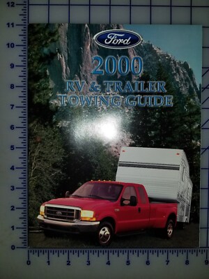 2000 Ford RV Trailer Towing Guide Brochure | eBay