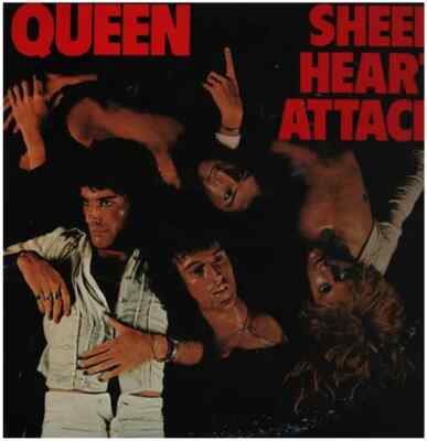 Queen Sheer Heart Attack + INSERTS JAPAN NEAR MINT Elektra Vinyl LP