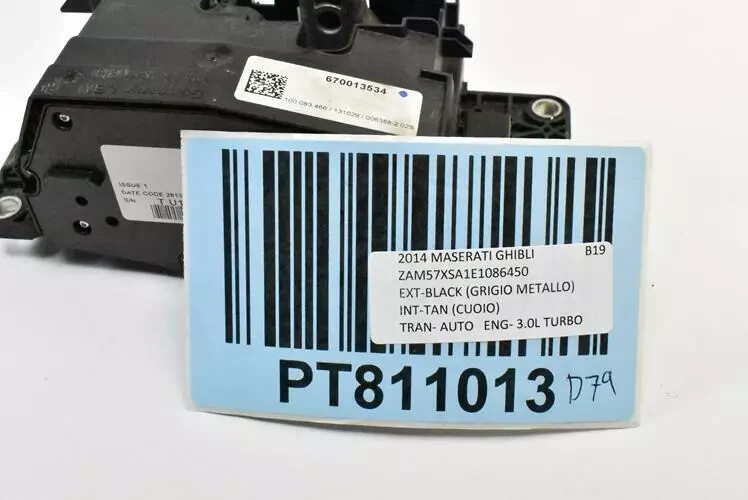 14-22 Maserati Ghibli Quattroporte Floor Shifter Gear Shift Selector Box OEM