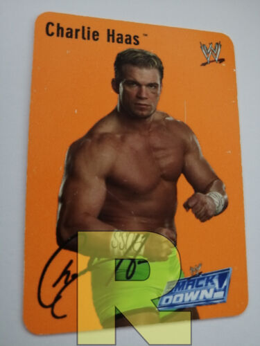 Charlie Haas 46/132® WWE Raw Smackdown FLUO 2004® Italian EX - Picture 1 of 2