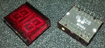 2pcs DL528-151 Dual 7Segment Display Red 0.5'' 12,6mm 2 Digit Common Cathode