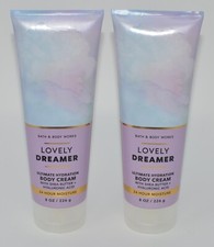 2 NEW BATH BODY WORKS LOVELY DREAMER ULTIMATE HYDRATION BODY CREAM LOTION 8 OZ