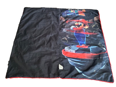Super Mario Galaxy 2 Sleeping Bag Boy's Official Nintendo 2011 Black Collectible