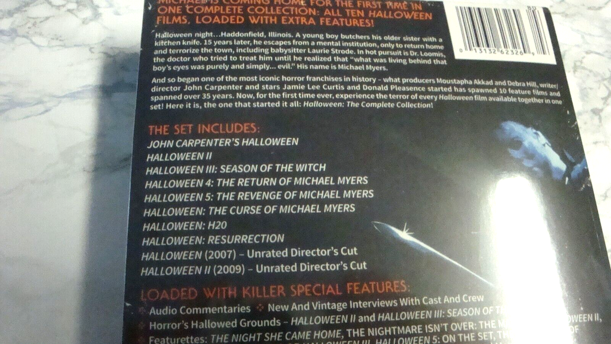 Halloween: The Complete Collection (Blu-ray Disc, 2014, 10 Halloween: The Complete Collection (Blu-ray Disc, 2014, 10