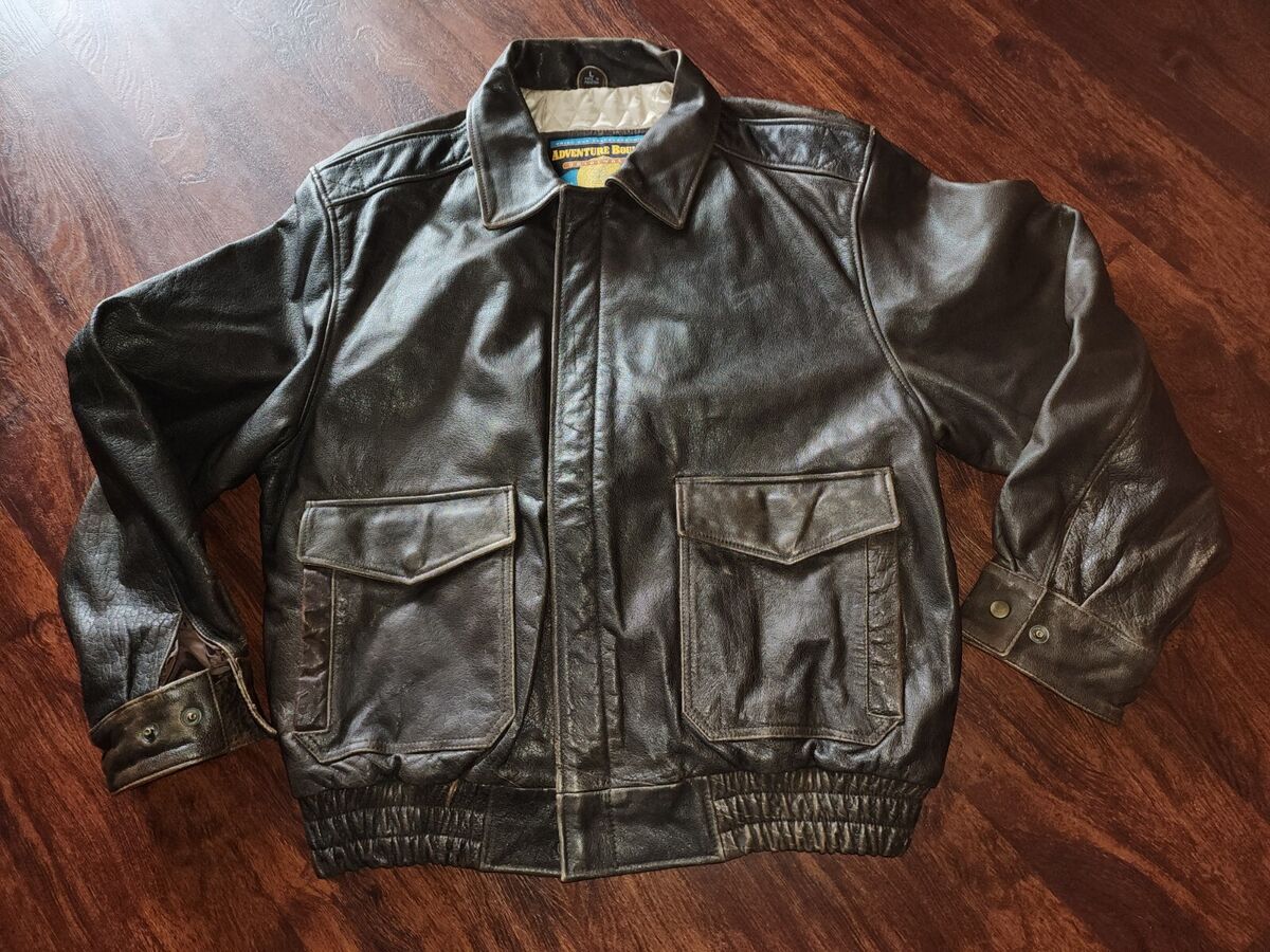 ADVENTURE BOUND ORIGINALS WILSONS LEATHER BOMBER JACKET ADVENTURE BOUND ORIGINALS WILSONS LEATHER BOMBER JACKET