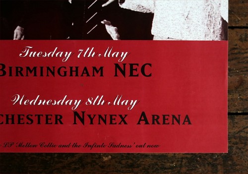 SMASHING PUMPKINS ~ 1996 UK VINTAGE TOUR POSTER! - Picture 7 of 12
