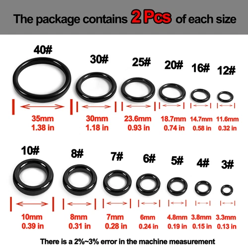 26Pcs Angelruten Reparaturset Ring Keramik O-Ringe Rutenauge Führungsring Rute - Bild 2 von 9
