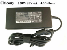 Chicony 20V 6A 120W AC Adapter Charger For MSI GF63 Thin 11UCX-1424US 4.5 3.0mm