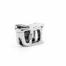 Novobeads Sterling Silver 1207 Sleigh Ride, Silver