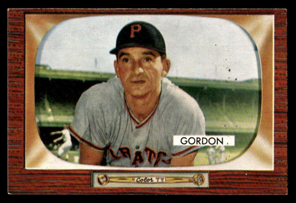 1955 Bowman Sid Gordon Pittsburgh Pirates 163 VG-EX XX9623