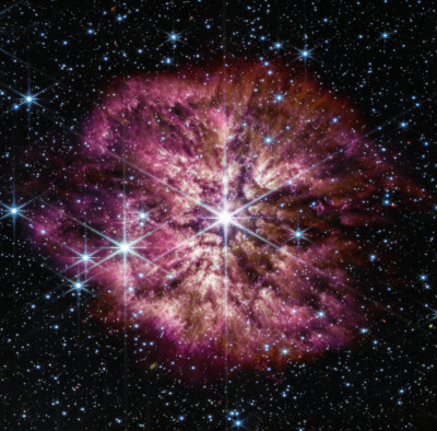 Wolf-Rayet 124 WR 124 Dying Star James Webb Space Telescope Poster Print 24 x 24
