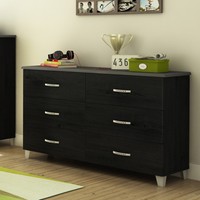 South Shore Lazer 6 Drawer Dresser - Onyx, Black Onyx on sale South Shore Lazer 6 Drawer Dresser - Onyx, Black Onyx on sale