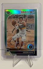 JAXSON HAYES 2019-20 NBA HOOPS PREMIUM STOCK GREEN PRIZM ROOKIE RC CARD LAKERS
