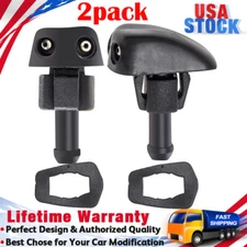 2 Window Windshield Wiper Nozzle Sprayer Washer Spray Nozzle Sprinkler Universal