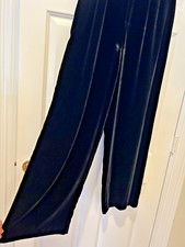 Beautiful Black Velvet Lined Pants Sz 8