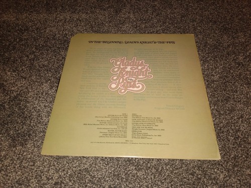 Gladys Knight & The Pips-In The Beginning Record Vinyl Lp - Picture 2 of 4