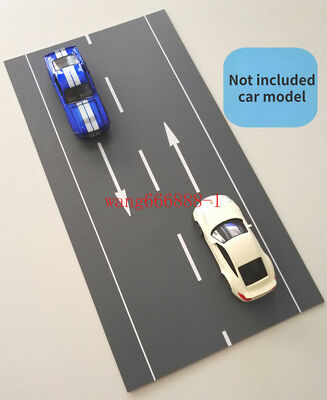 #ad Diorama 1 64 City Street Road Crossroads Highway Model Scene Building Model Prop $11.32