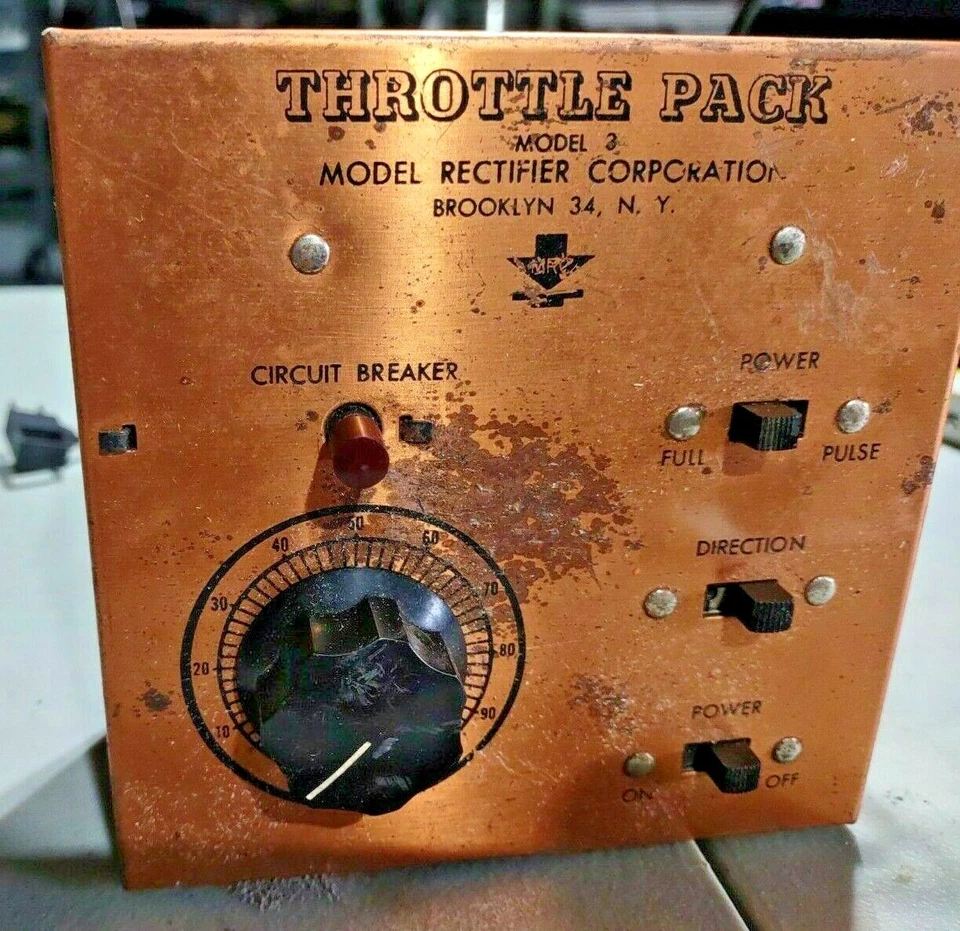 MRC Throttle Pack Model 3 HO N Model Train Transformer Used Untested FC-14 - Image 2 of 4
