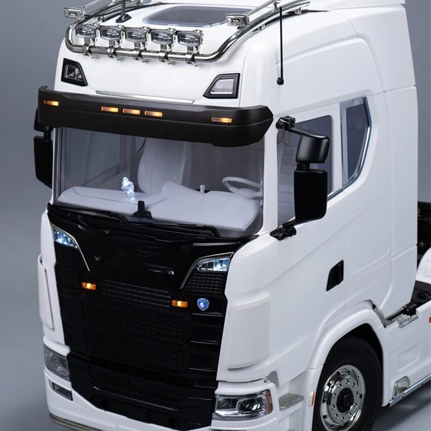 LED Sonnenblende Sun Visor mit Licht Für Tamiya 1/14 Scania 770S 56368 RC Truck - Bild 3 von 4