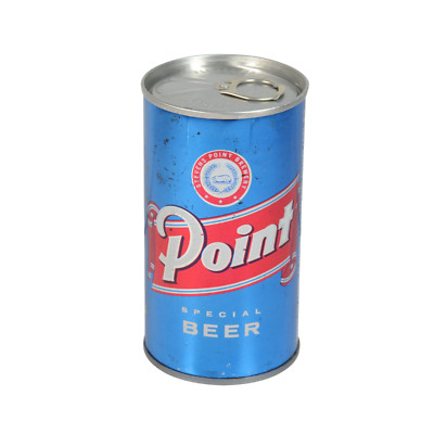 Vintage Point  Beer Can Pull Tab Wide Seam Straight Steel Bottom Opened  20-7