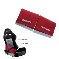 2pcs Jdm Recaro Red Racing Bucket Seat Cover Protect Tuning Side Pad Cushion 2pcs Jdm Recaro Red Racing Bucket Seat Cover Protect Tuning Side Pad Cushion