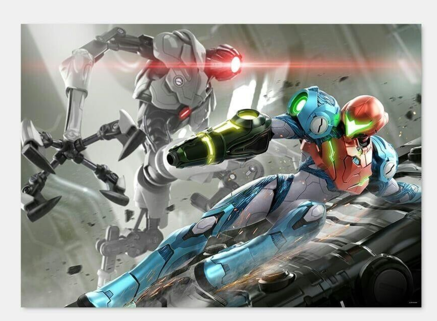 Metroid Dread / Japan Original Official Poster Set of 4 B2 20x28in