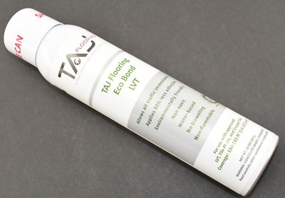 TAJ Flooring ECO BOND Adhesive for LVT Aerosol Spray Can - 22 oz, 150-185 sq ft