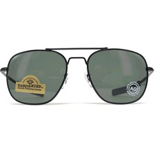 NOS Vintage American Optical AO 5 1/2 "Command" Sunglasses - USA 90's - Black