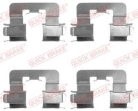 Quick Brake 109-1741 ZubehÖRsatz, Scheibenbremsbelag Hinterachse FÜR Toyota