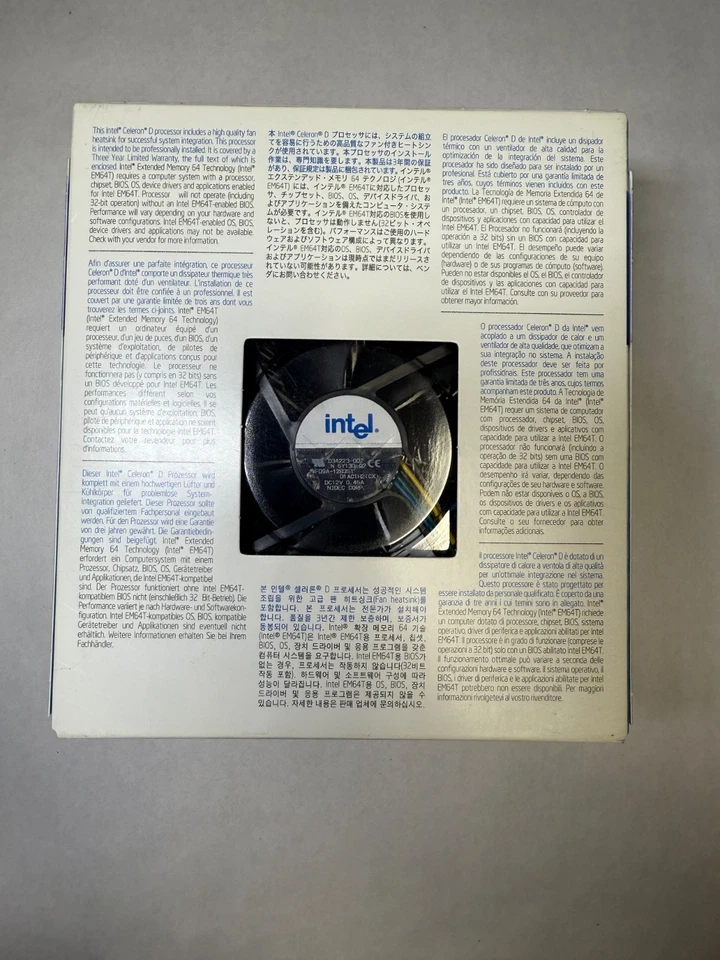 Intel Celeron D 336+ 2.8 GHz LGA775 Processor W/FAN-HEATSINK, NEW - Image 3 of 4