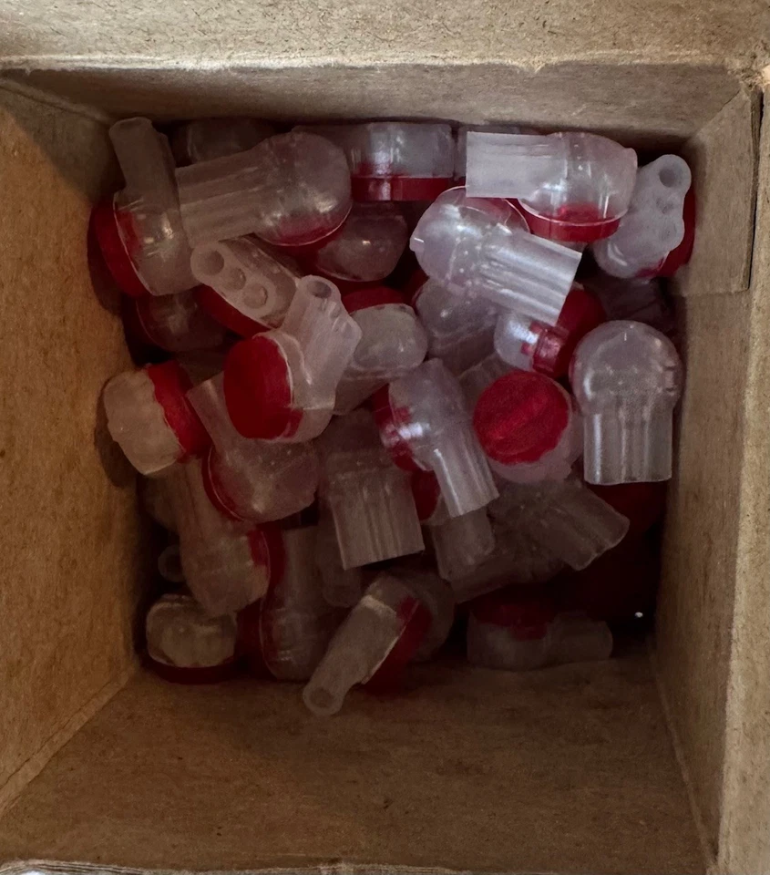 Box of 75 Genuine 3M Scotchlok UR Connectors, Waterproof, OEM NEW for 19-26 AWG - Image 2 of 4