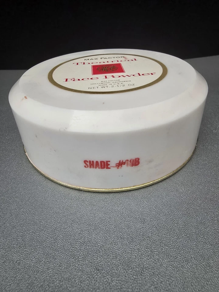 1940's Max Factor Theatrical Face Powder 2 1/2 Oz Shade # 19B - Image 2 of 4