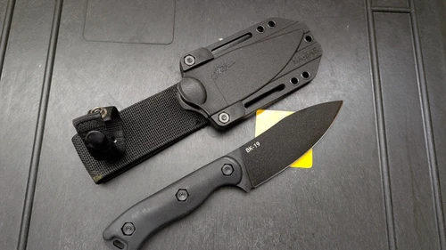 EUC Ka-Bar Becker BK19 Nessmuk Black Knife