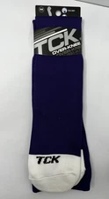 TCK Over Knee Socks Mens Medium Purple TCK-Dry Blister Control Athletic